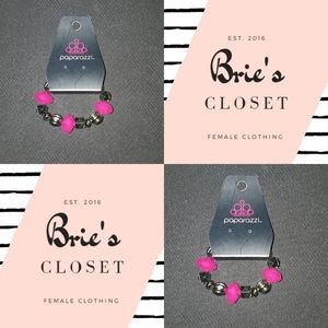 Pink & Silver Bracelet